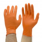 Chemicky odolná nitrilová rukavice Black Mamba Orange Nitrile Glove - M