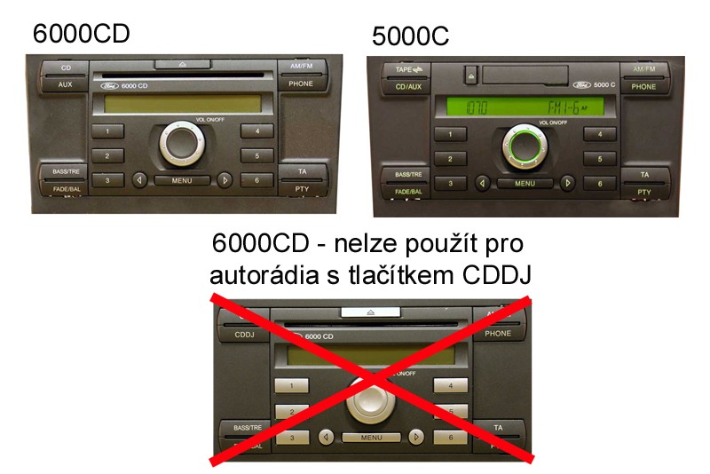 Satın alın 6000CD MP3 Audio Input Aux Cable Adapter Fit For Ford Focus  4x  Removal Key Kits DVD players Joom