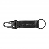Leather pendant Carbon Collective Snap Hook Leather Key Chain - Black