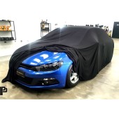 Ochranná plachta na auto Poka Premium Equipment Premium quality car cover black - Hatchback / Sedan