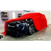 Ochranná plachta na auto Poka Premium Equipment Premium quality car cover red - Hatchback / Sedan