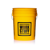 Detailingový kbelík s mřížkou Work Stuff Detailing Bucket Yellow Wash + Separator Black