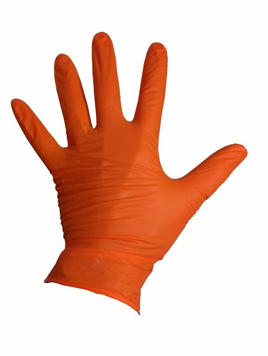 Chemicky odolná nitrilová rukavice Black Mamba Orange Nitrile Glove - XXL