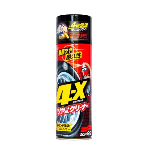 Tire cleaner and impregnation Soft99 4-X Tire Cleaner (470 ml)