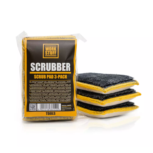 Houbičky na čištění Work Stuff Scrubber Pad 3-Pack