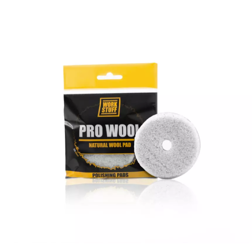 Leštící kotouč z ovčí vlny Work Stuff Pro Wool Polishing Pad 80 mm