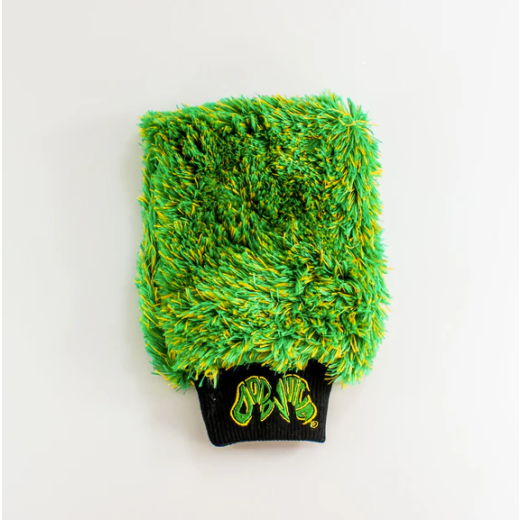 Mycí rukavice Dodo Juice Fozzie Hair Wash Mitt - green/orange