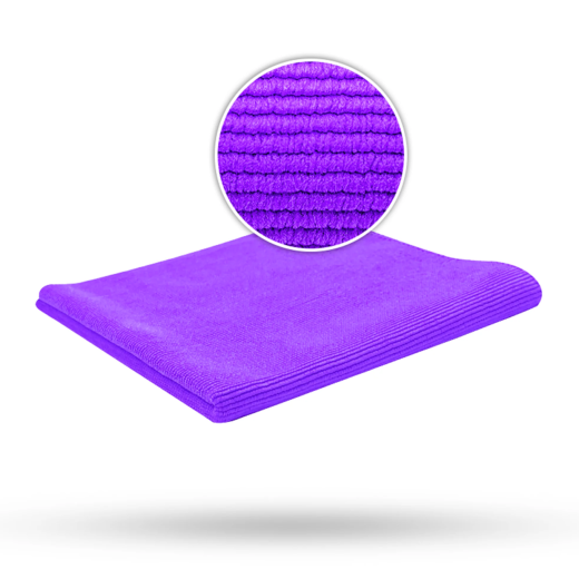 Mikrovláknová utěrka Liquid Elements Polishing Towel Purple - 400 GSM 40 x 40 cm