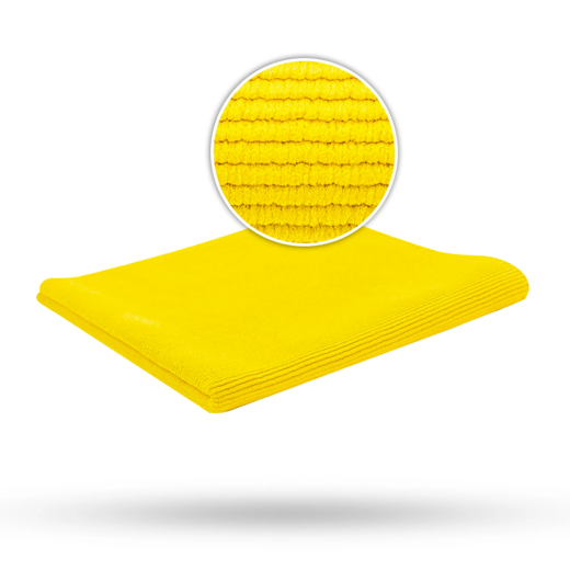 Mikrovláknová utěrka Liquid Elements Polishing Towel Yellow - 400 GSM 40 x 40 cm