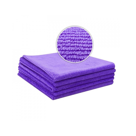 Mikrovláknová utěrky Liquid Elements All-Purpose Purple Microfiber Cloth Value Set of 5 - 310 GSM 40 x 40 cm