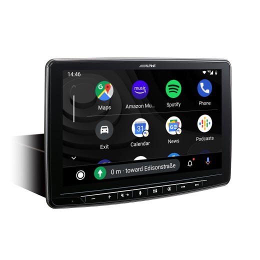 Alpine INE-F904S907 mobile navigation display