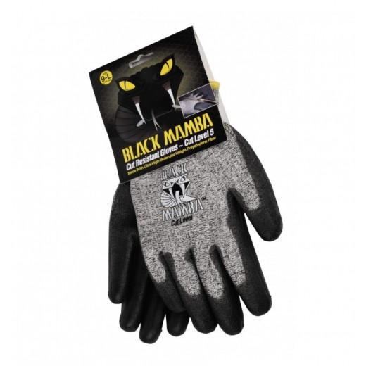 Black Mamba Cut Resistant M Gloves