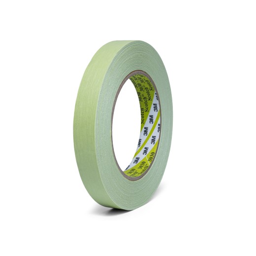 Waterproof masking tape 3M 3030 green, size 18 mm x 50 m