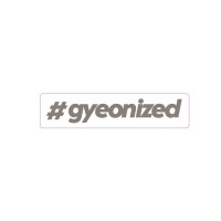 Gyeon Sticker #gyeonized Sticker Silver (17.9x100mm)