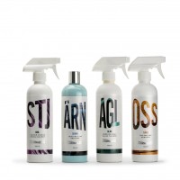 Set of car cosmetics for cleaning the exterior of the car Stjärnagloss More Four Kit 4 x 500 ml