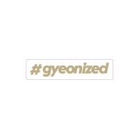 Gyeon Sticker #gyeonized Sticker Gold (17.9x100mm)