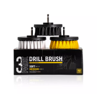 Kulaté kartáče na AKU vrtačku Work Stuff Drill Brush 3-Pack