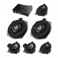Complete Audison sound system with DSP processor for BMW X6 (E71) with basic audio system