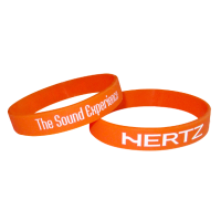 Hertz Orange Bracelet - Hertz Rubber Wristband