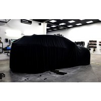 Ochranná plachta na auto Poka Premium Equipment Premium quality car cover black with welt - Combi / SUV