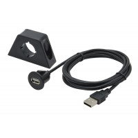 USB extension cable with holder