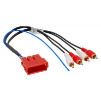 AUX output adapter MINI ISO - CINCH