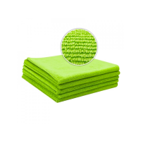 Mikrovláknová utěrky Liquid Elements All-Purpose Green Microfiber Cloth Value Set of 5 - 310 GSM 40 x 40 cm