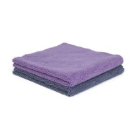 Microfiber towel Purestar Two Face Buffing Towel Purple/Gray