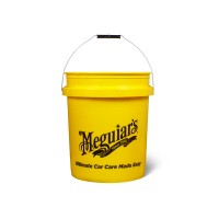 An empty bucket of Meguiar's