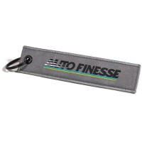 Přívěšek na klíče Auto Finesse Retro Race Tag Grey